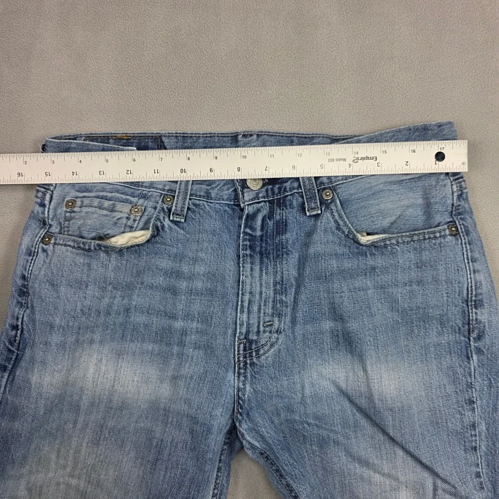 Levi's Jeans Men 30x29 Blue Straight Leg 514 Light Wash